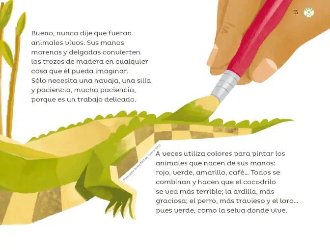 Página 56 de Múltiples lenguajes. Libro de Educación Preescolar Grado 3° Ciclo Escolar 2025 - 2026