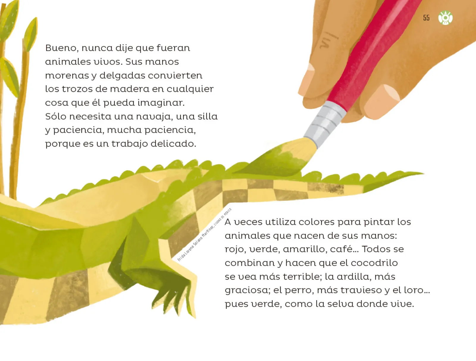 Miniatura página 56 de Múltiples lenguajes.   Libro de Educación Preescolar Grado 3°  Ciclo Escolar 2025 - 2026