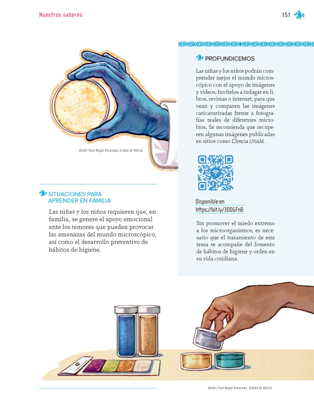 Miniatura página 152 de Nuestros saberes: Libro para alumnos, maestros y familia.   Libro de Educación Primaria Grado 1°  Ciclo Escolar 2025 - 2026