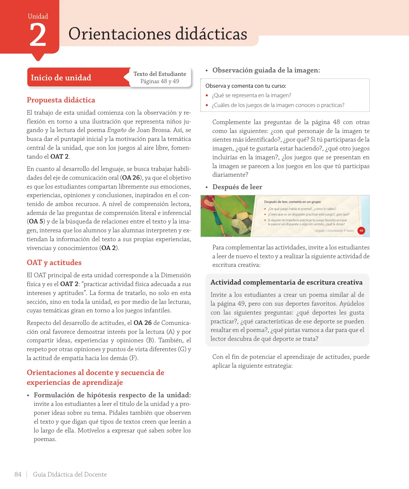 Página 126 de Lenguaje y Comunicación – Tercero Básico | Texto del Estudiante MINEDUC – Descargar PDF · 2024