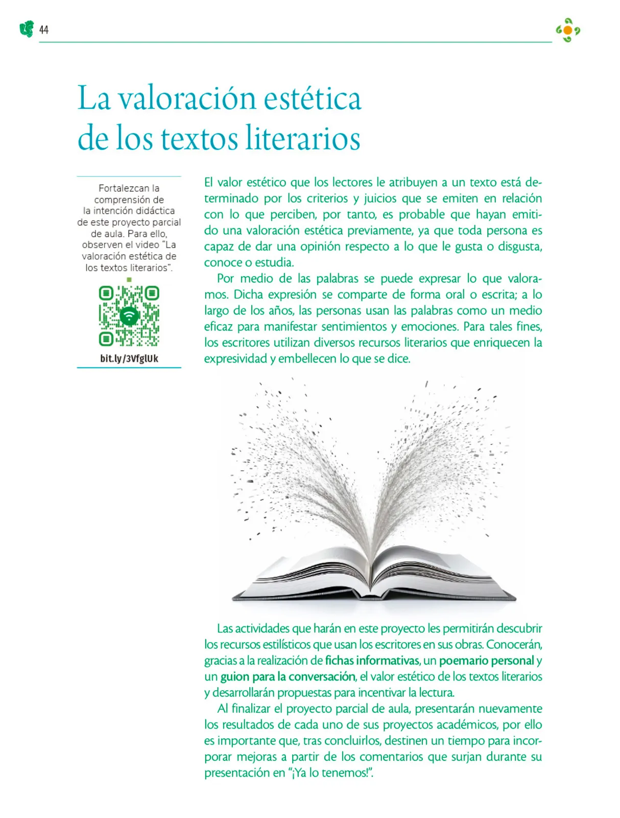 Miniatura página 45 de Colección Ximhai. Nuestro libro de Proyectos.  Tomo II.   Libro de Educación Telesecundaria Grado 1°  Ciclo Escolar 2025 - 2026