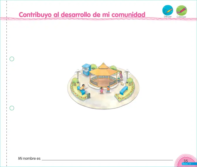 Página 38 de Aprendemos jugando : cuaderno de trabajo, 4 años · 2016