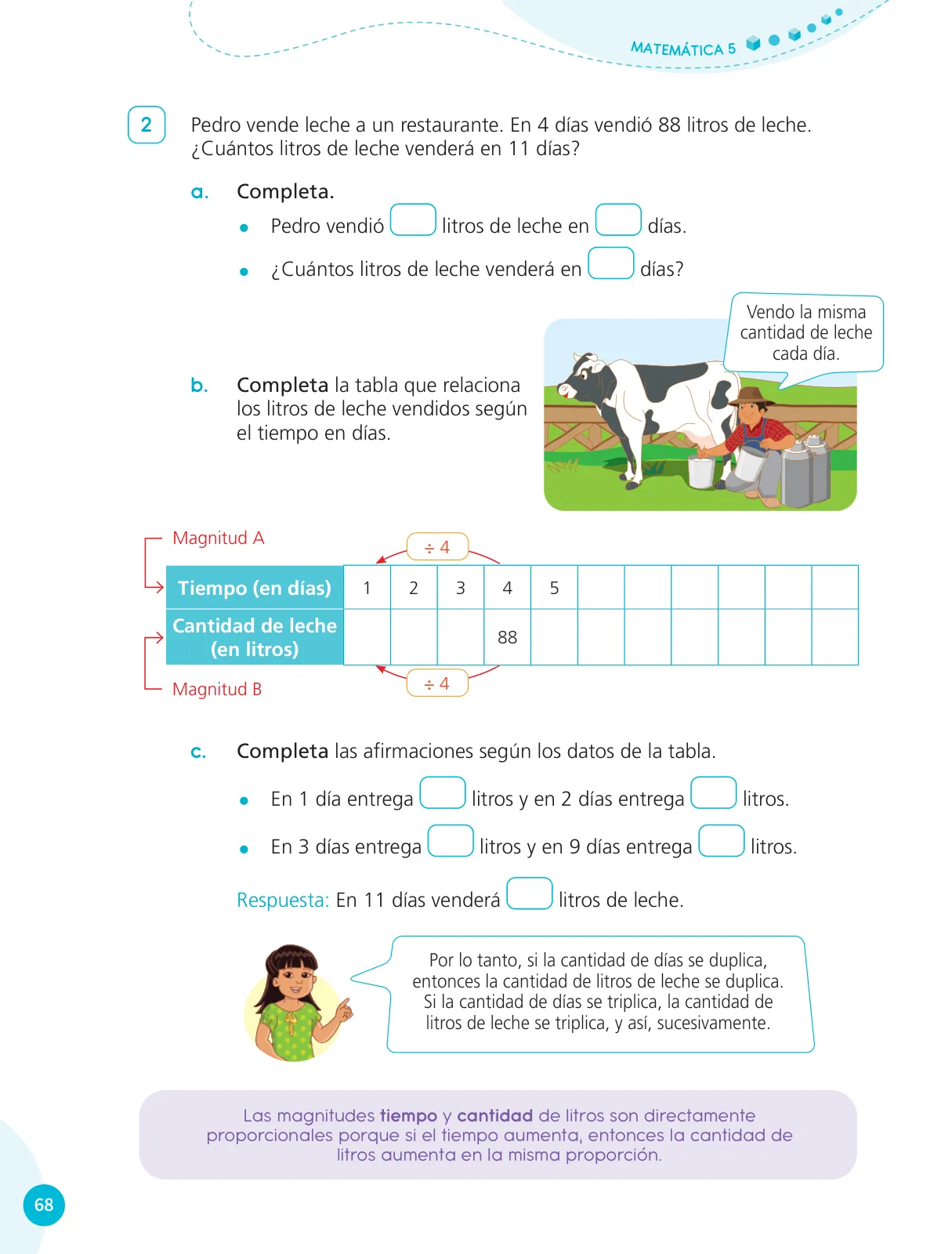 Miniatura página 70 de Cuadernillo de Matemática 5, quinto grado de Primaria ﻿ · 2023