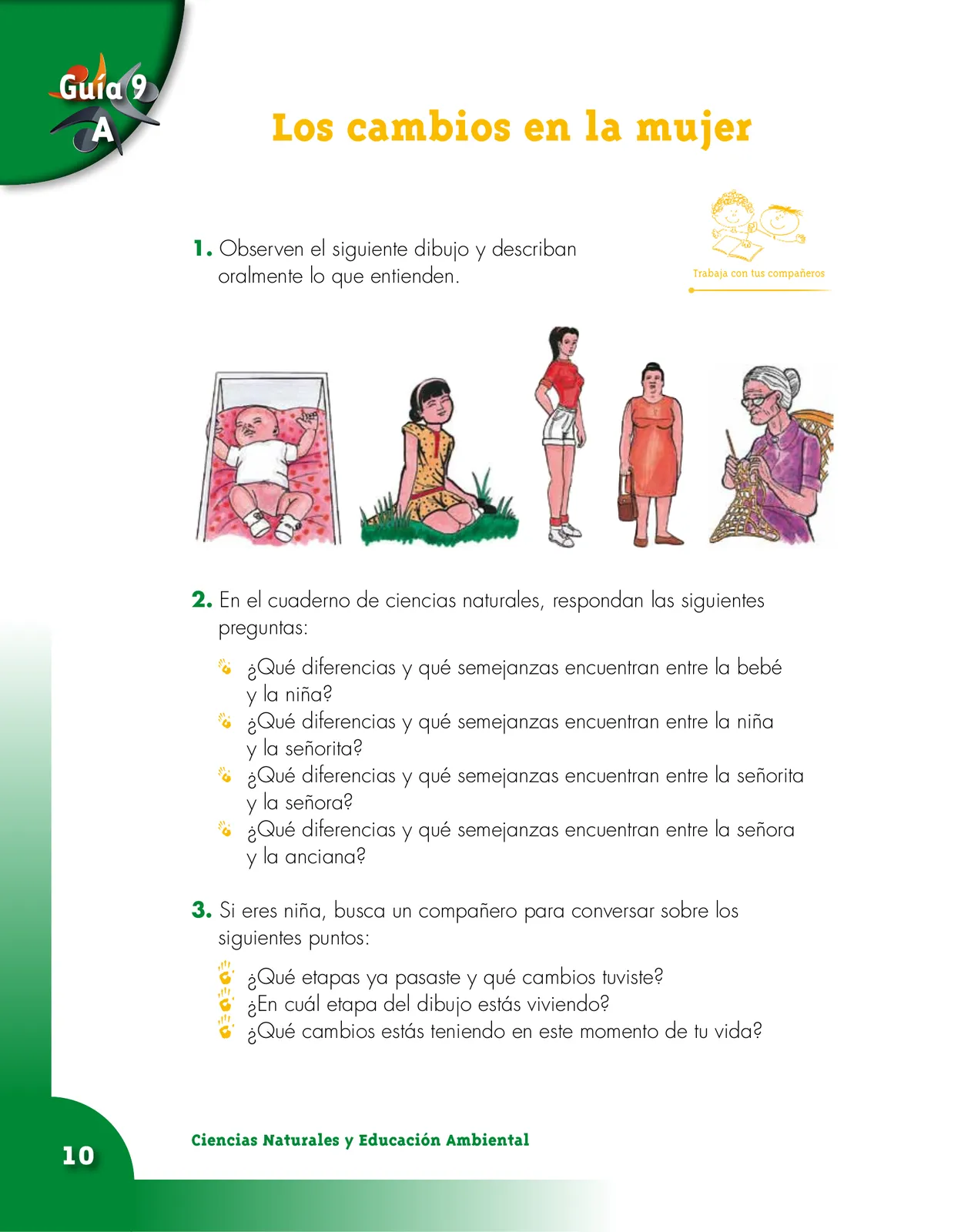 Página 10 de Ciencias Naturales 3° · Cartilla 02