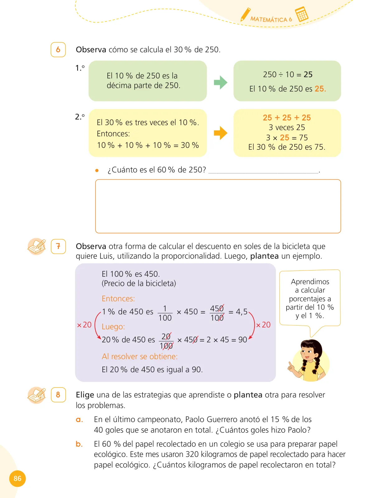 Miniatura página 88 de Cuadernillo de Matemática 6, sexto grado de Primaria ﻿ · 2023