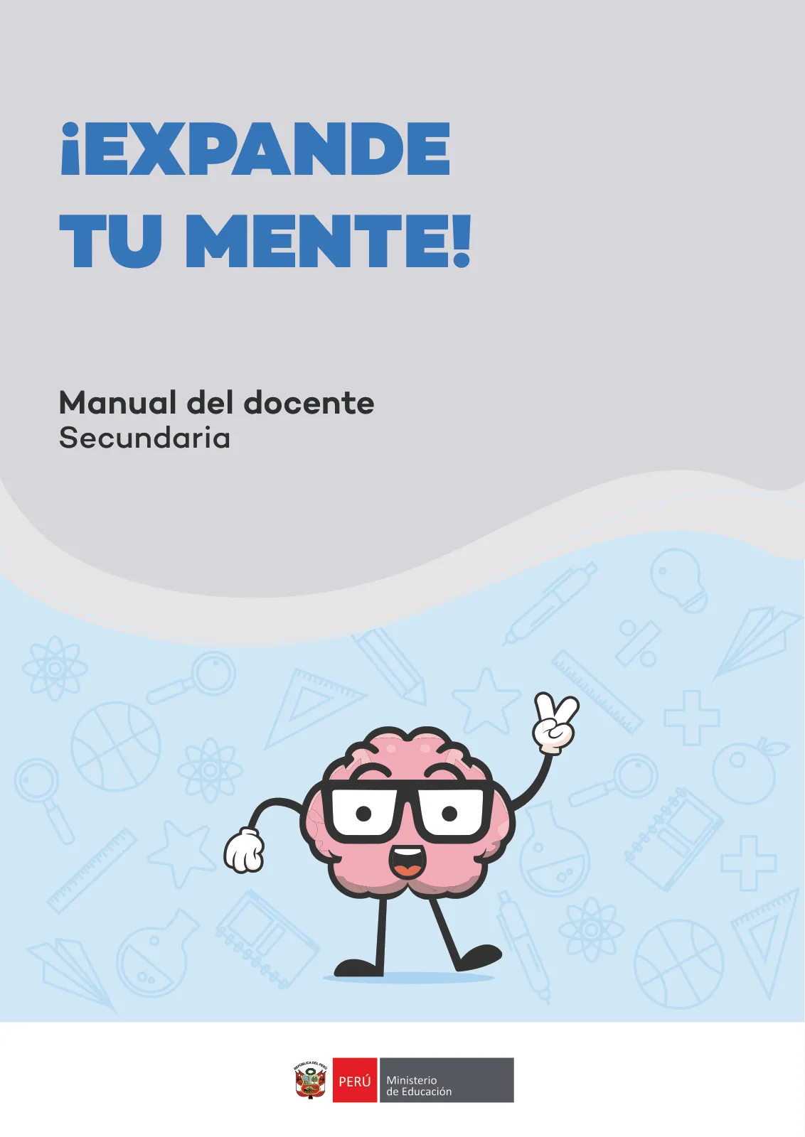 Portada de ¡Expande tu mente! Manual del docente Secundaria · 2025
