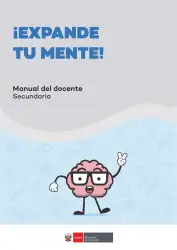 Portada de ¡Expande tu mente! Manual del docente Secundaria · 2025