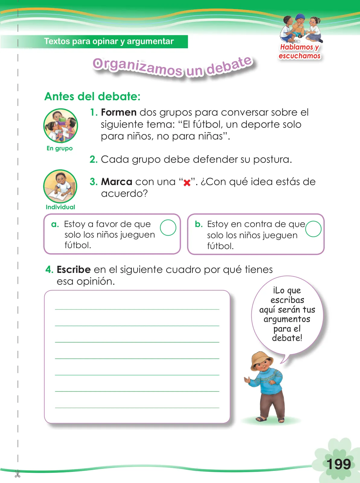 Miniatura página 201 de Comunicación 2 : cuaderno de trabajo para segundo grado de Educación Primaria 2019 · 2019