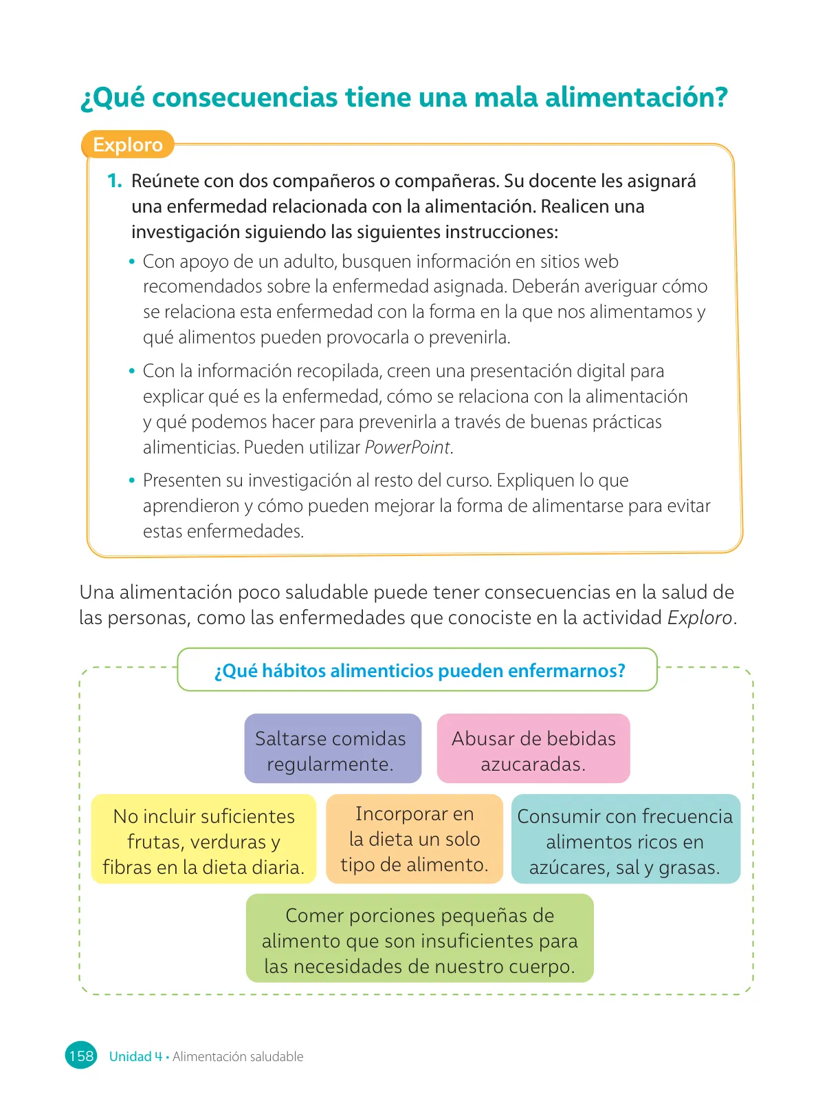 Miniatura página 160 de Ciencias Naturales – Tercero Básico | Texto del Estudiante MINEDUC – Descargar PDF · 2024