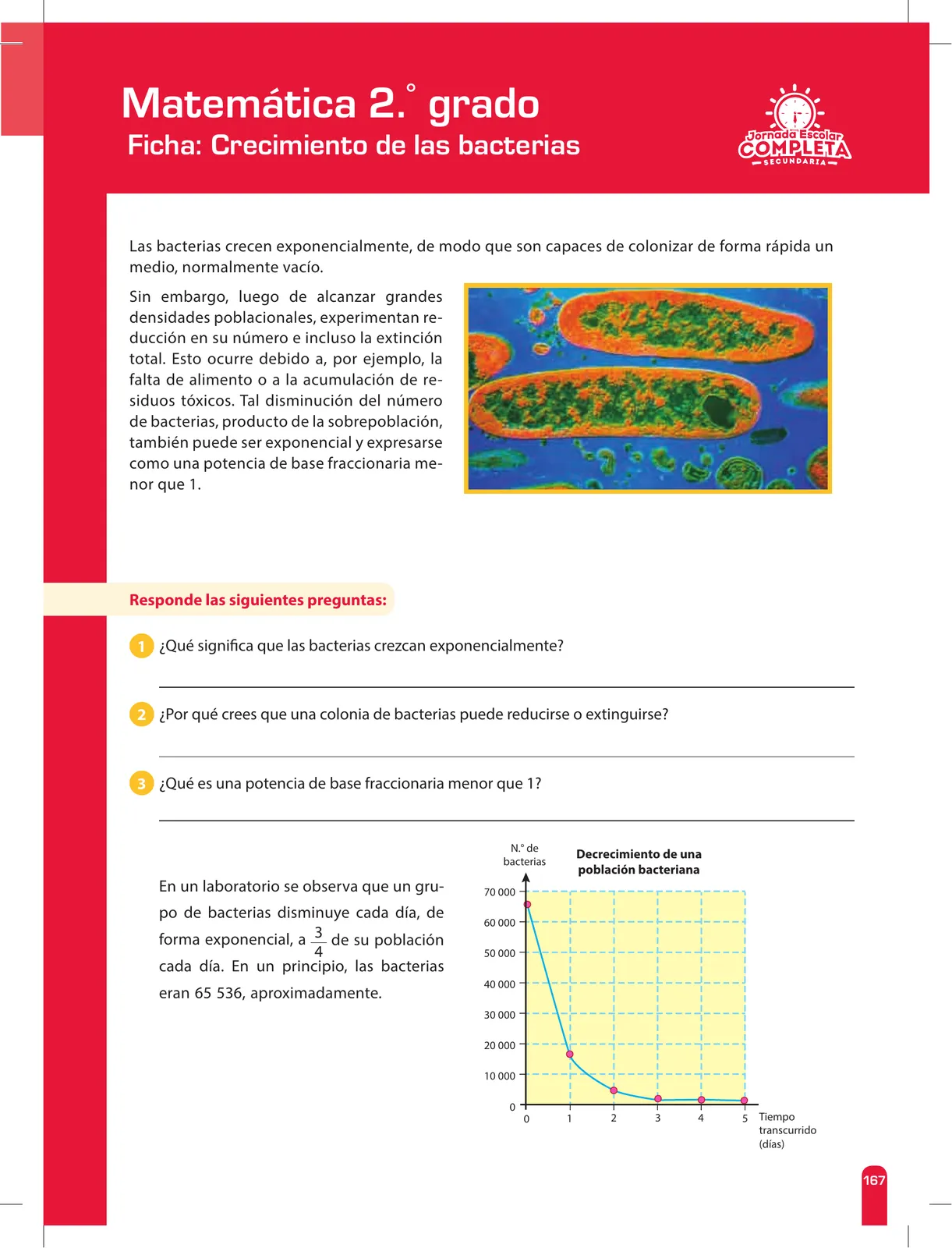 Miniatura página 167 de Matemática 2 : cuaderno de reforzamiento pedagógico - JEC · 2016