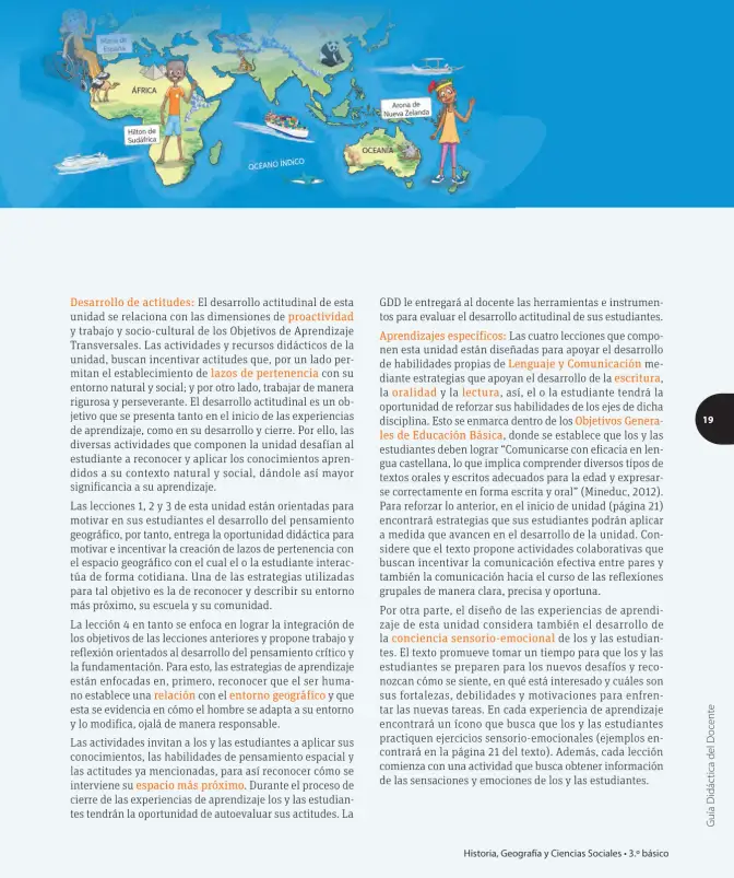 Página 36 de Historia, Geografía y Ciencias Sociales – Tercero Básico | Texto del Estudiante MINEDUC – Descargar PDF · 2024