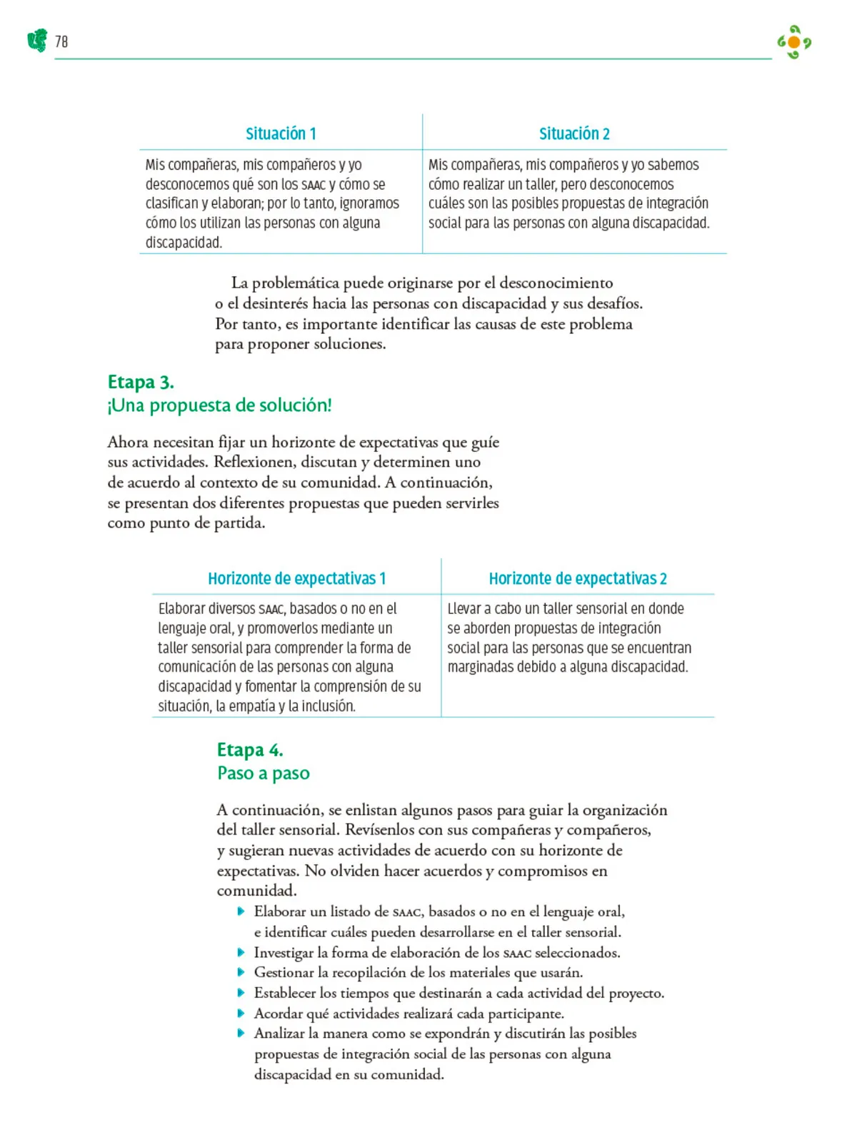 Miniatura página 79 de Colección Sk´asolil. Nuestro libro de Proyectos.  Tomo III.  Libro de Educación Telesecundaria Grado 2°  Ciclo Escolar 2025 - 2026