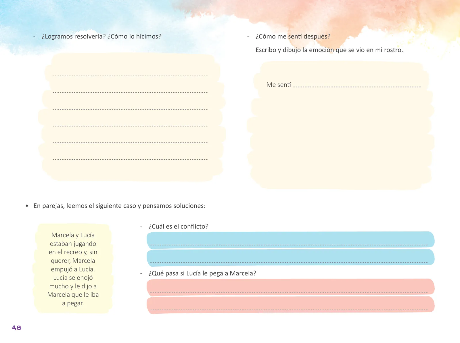 Página 50 de Cuadernillo de Tutoría Cuarto Grado Educación Primaria 2019 ﻿ · 2019