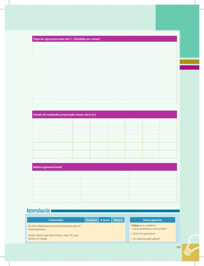 Página 131 de Emprendimiento Y Gestion 3° · Bgu 3 Emprendimiento Y Gestion 2019 · 2019