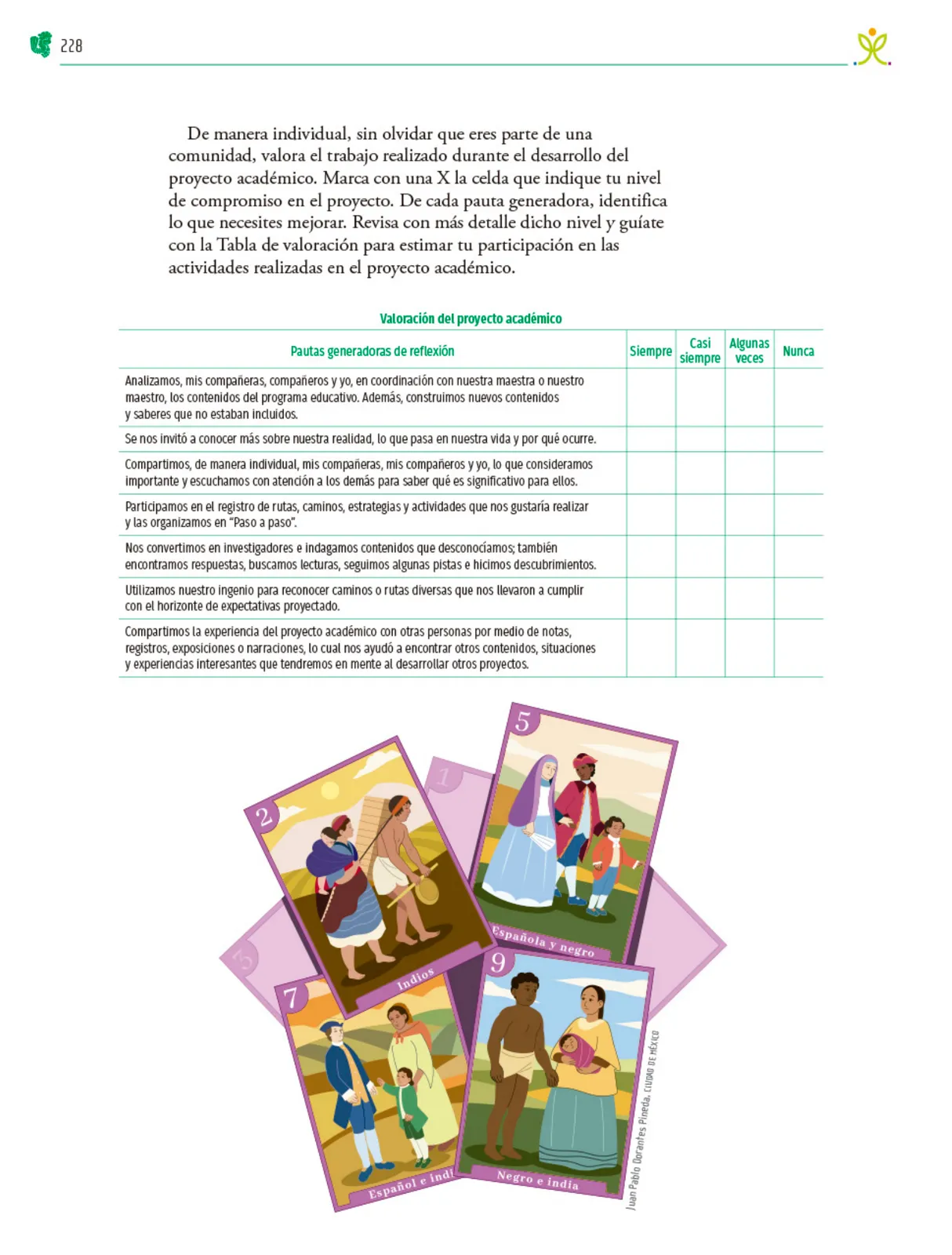Página 229 de Colección Sk´asolil. Nuestro libro de Proyectos. Tomo I. Libro de Educación Telesecundaria Grado 2° Ciclo Escolar 2025 - 2026