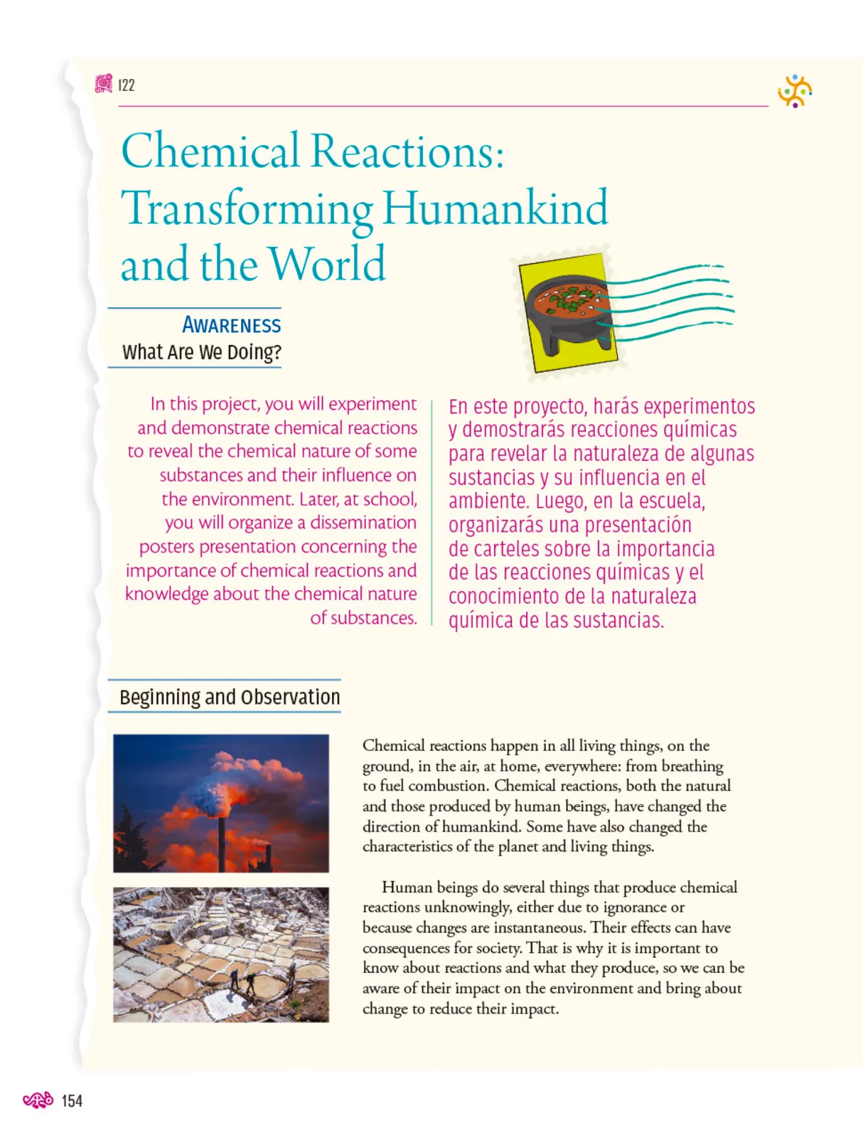Miniatura página 155 de Uérakua anapu uantakua. Projects and Readings.  Libro de Educación Secundaria Grado 3°  Ciclo Escolar 2025 - 2026