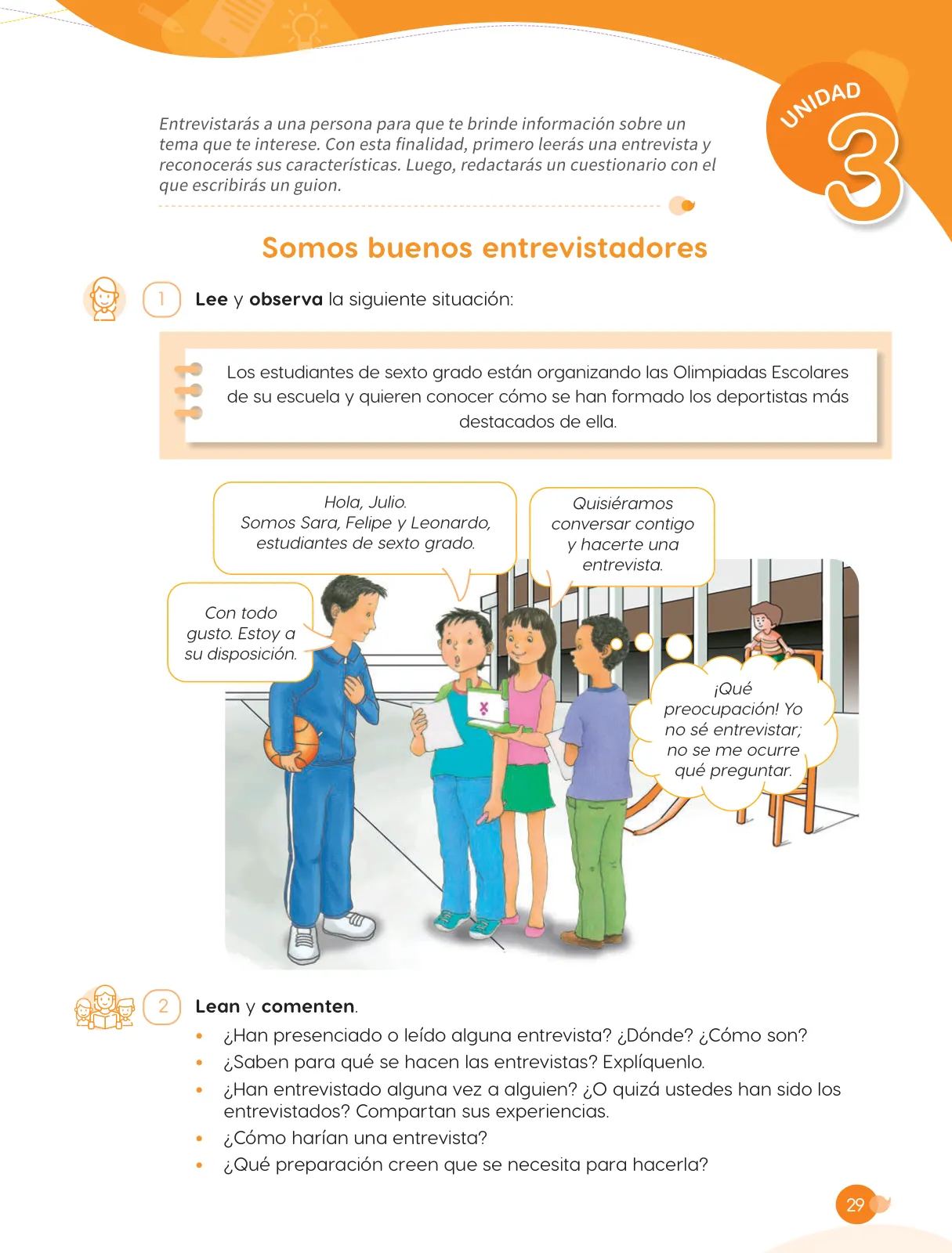 Miniatura página 31 de Cuadernillo de Comunicación 6, sexto grado de Primaria · 2023