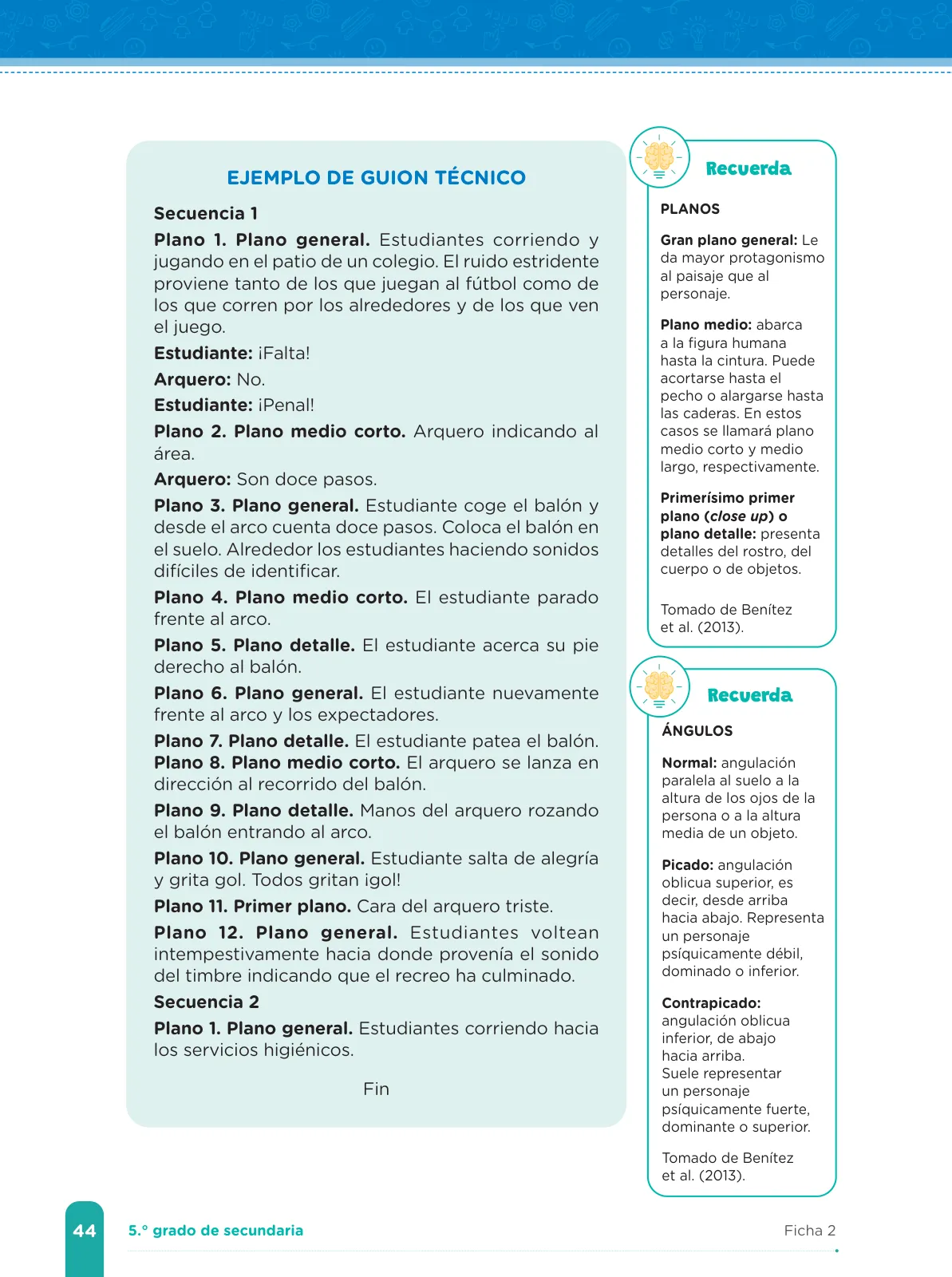 Página 46 de Fichas de aprendizaje de Comunicación 5 · 2024