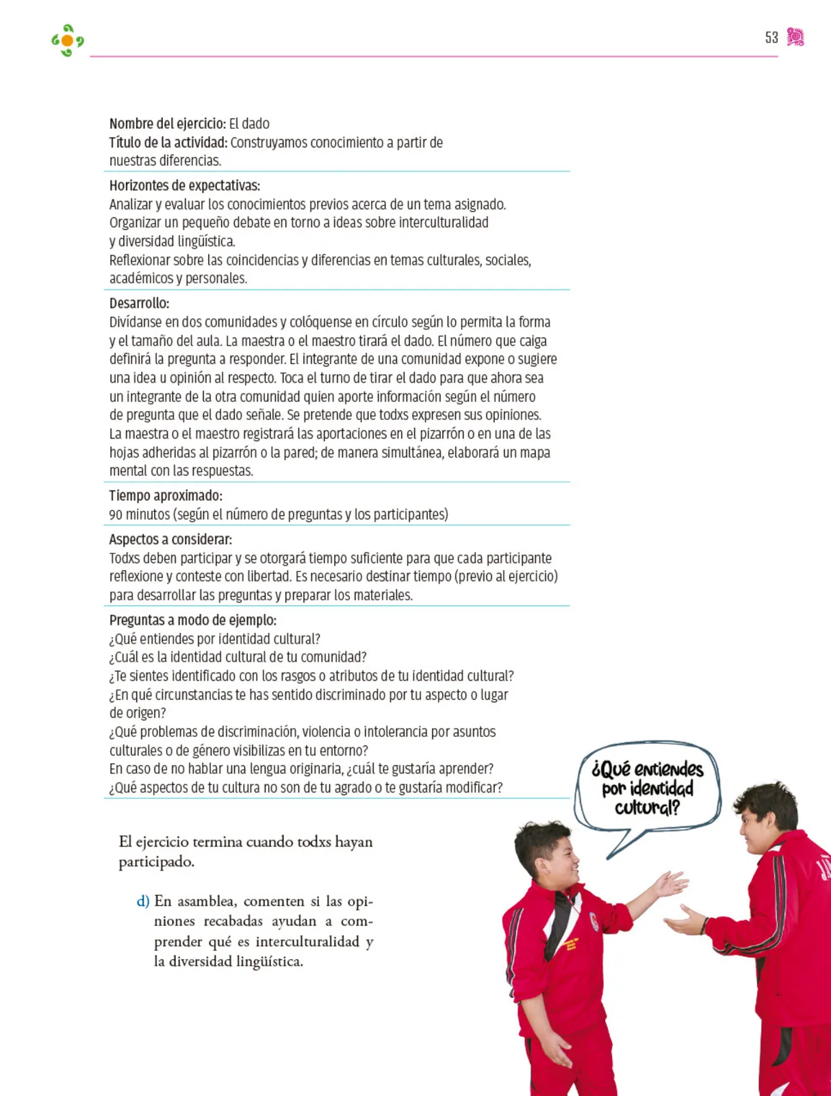 Miniatura página 54 de Colección Nanahuatzin. Nuestro libro de proyectos.   Libro de Educación Secundaria Grado 3°  Ciclo Escolar 2025 - 2026