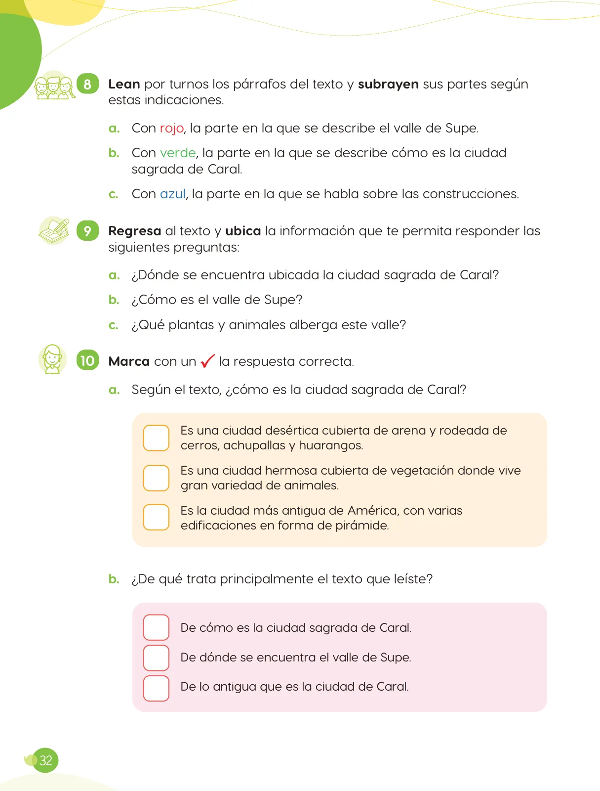 Miniatura página 34 de Cuadernillo de Comunicación 4. Cuarto grado de Primaria · 2024