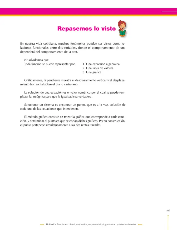 Página 161 de Matematica 9° · Secundaria Activa