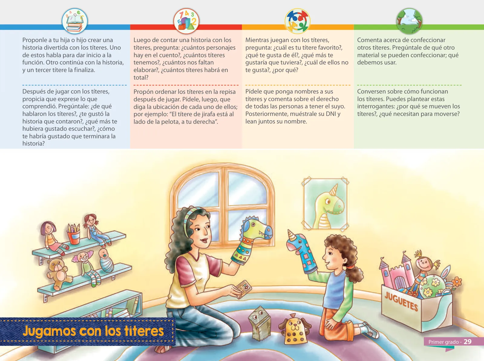 Miniatura página 31 de Aprendemos juntos en familia : guía dirigida a madres y padres. Primer grado de Educación Primaria · 2019