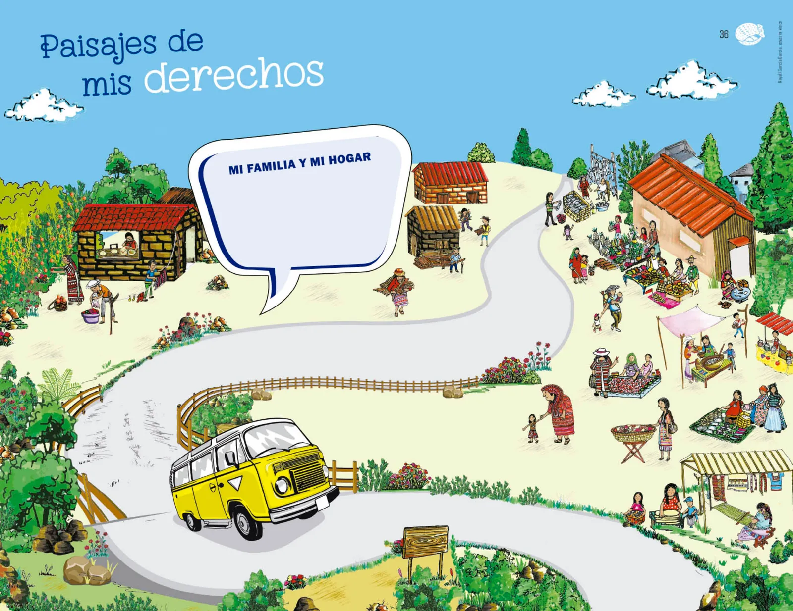 Miniatura página 37 de Explorar e imaginar con mi libro de Preescolar.   Libro de Educación Preescolar Grado 1°  Ciclo Escolar 2025 - 2026