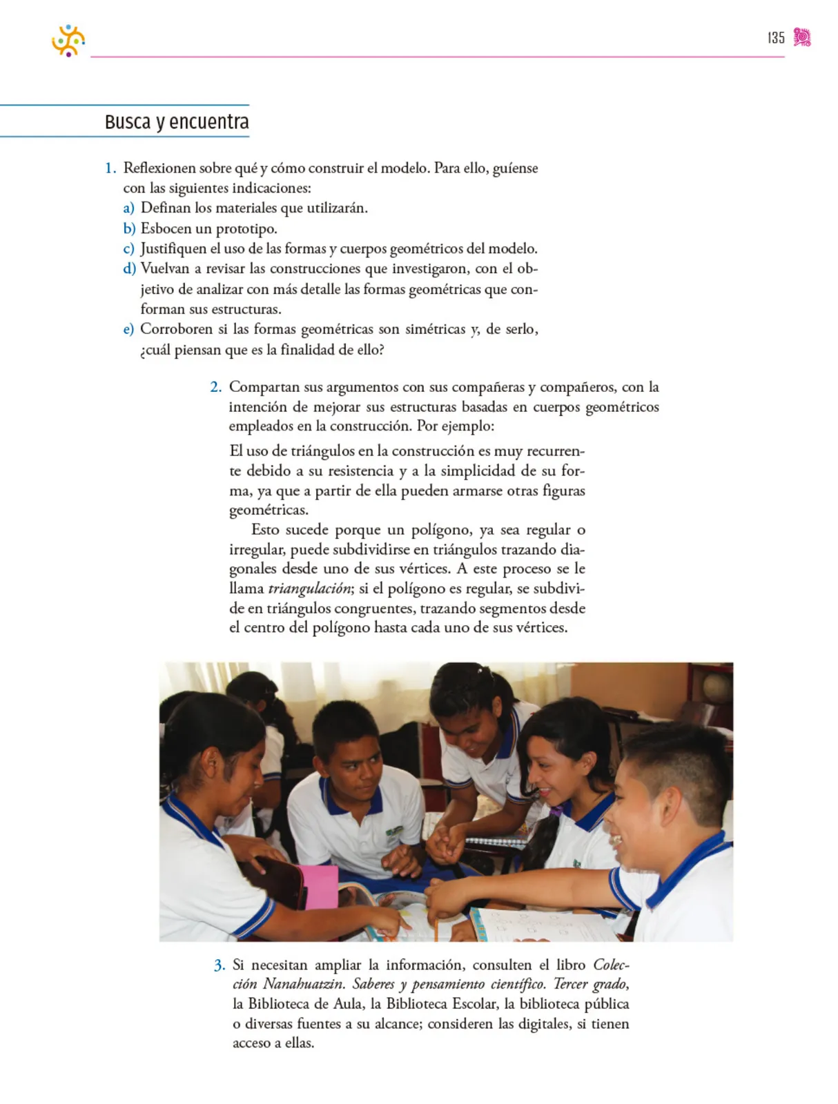 Miniatura página 136 de Colección Nanahuatzin. Nuestro libro de proyectos.   Libro de Educación Secundaria Grado 3°  Ciclo Escolar 2025 - 2026