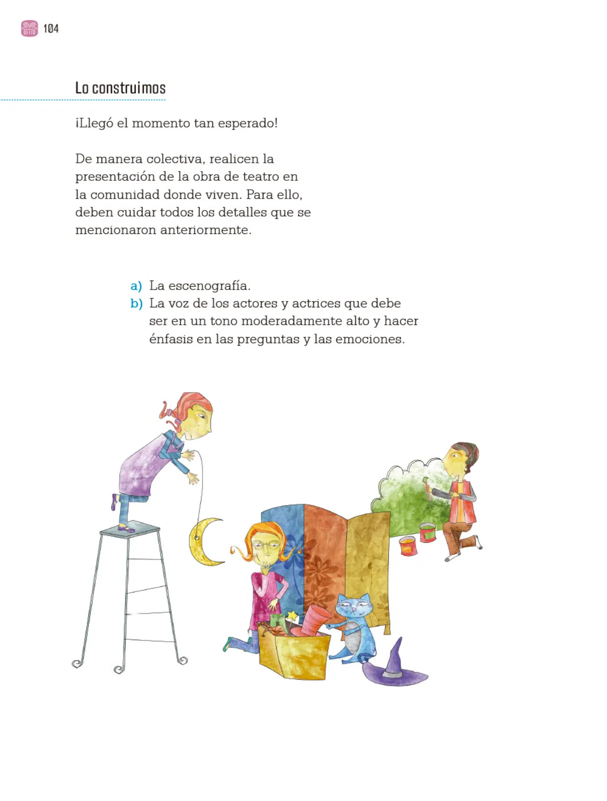 Página 107 de Proyectos Comunitarios.   Libro de Educación Primaria Grado 4°  Ciclo Escolar 2025 - 2026