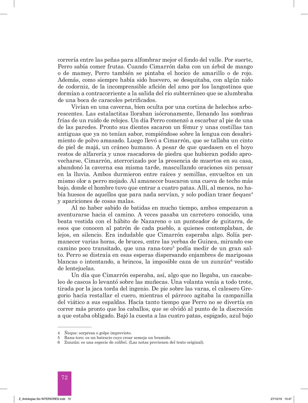 Página 74 de Antología literaria 5 · 2019