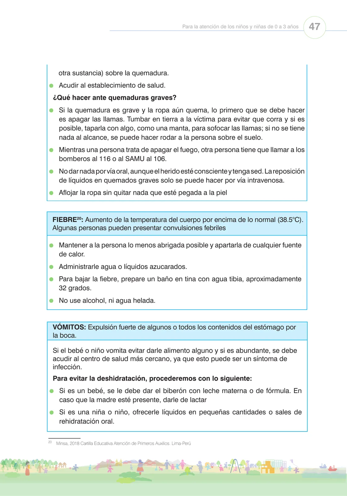 Página 49 de Orientaciones para el funcionamiento de las cunas y cunas jardín que brindan el servicio de educación y cuidado diurno con atención integral para niñas y niños de 12 a 36 meses : guía del servicio y protocolos · 2024
