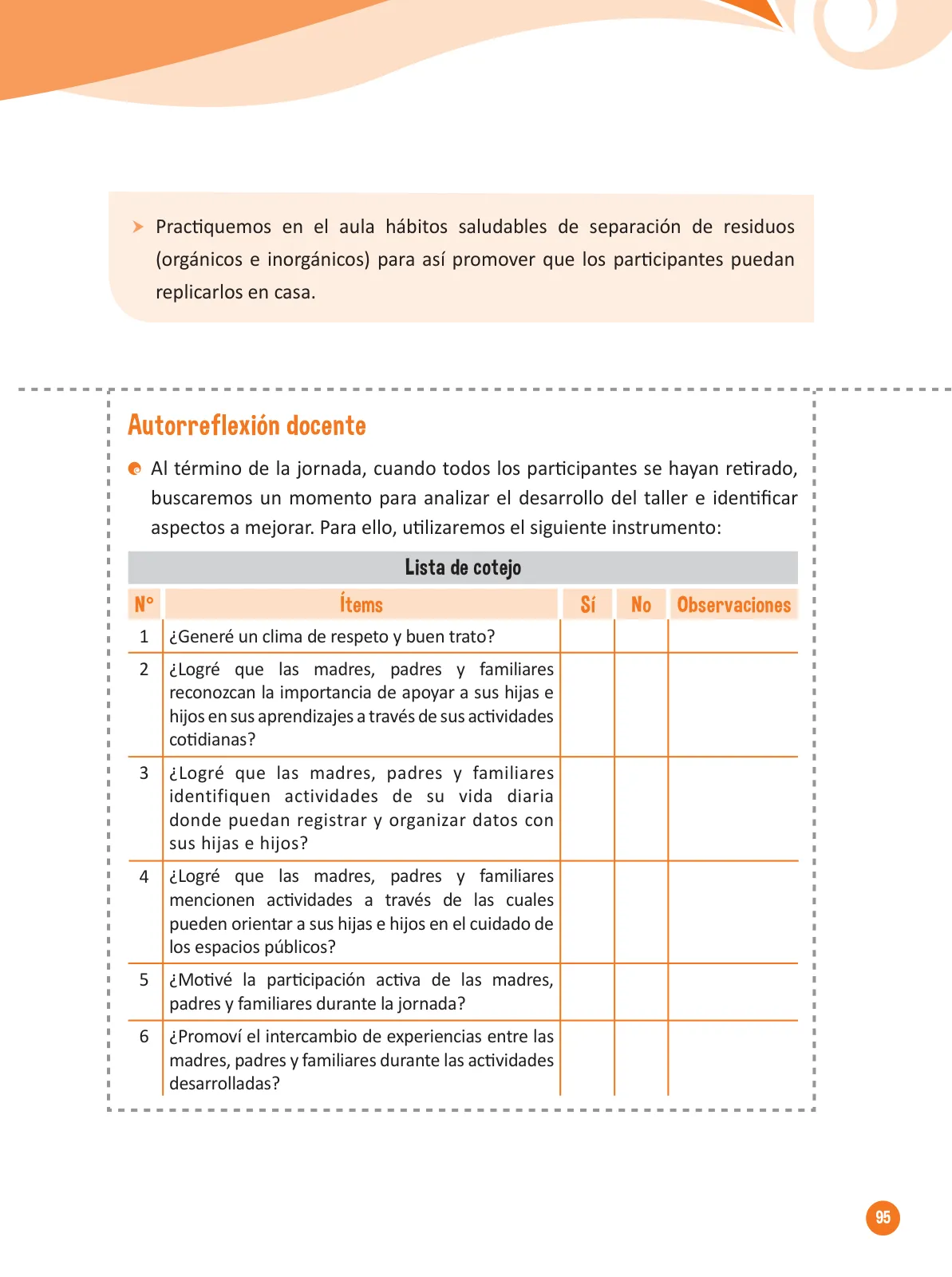 Miniatura página 97 de Guía para el trabajo docente con las familias del ciclo IV de Primaria · 2016