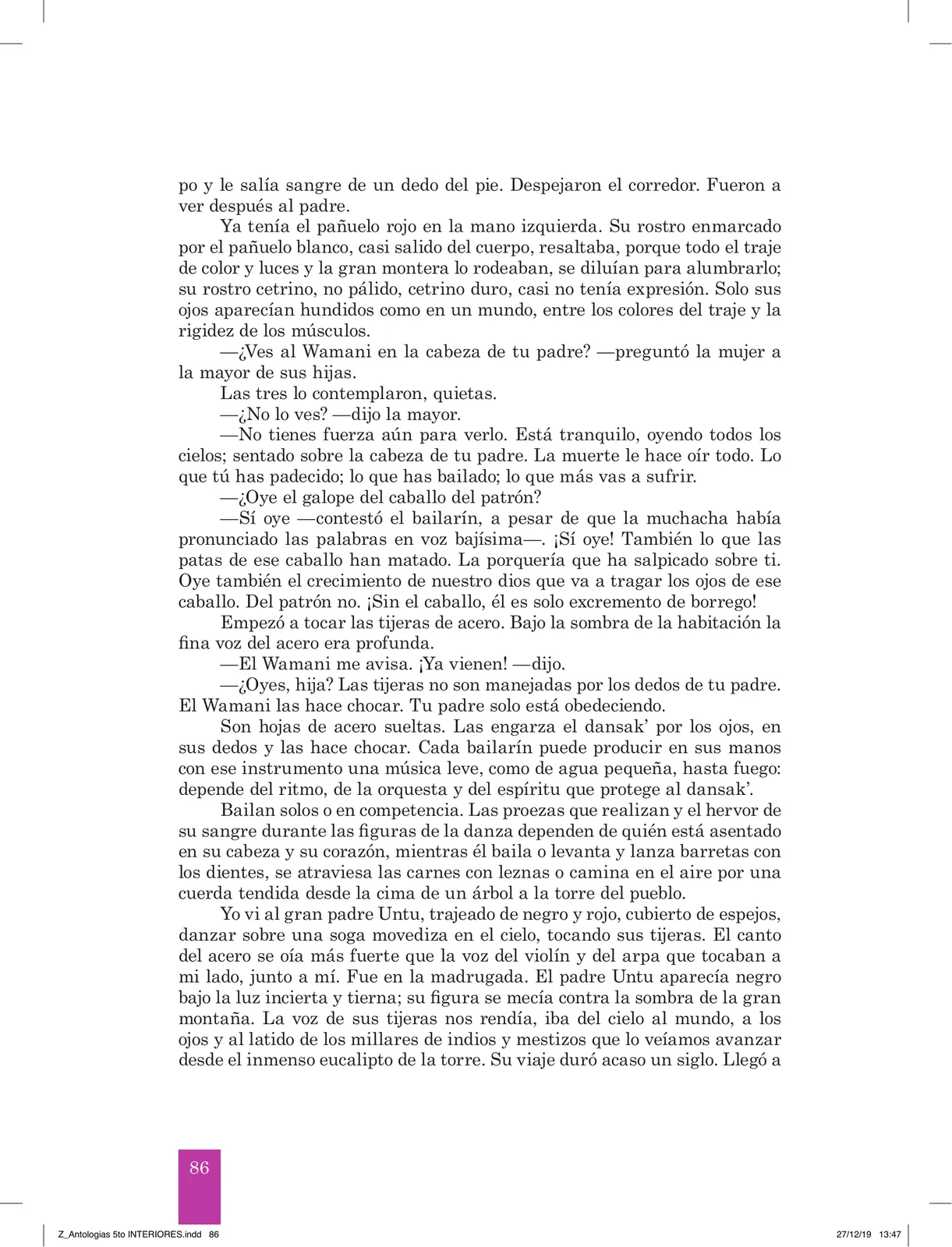 Página 88 de Antología literaria 5 · 2019