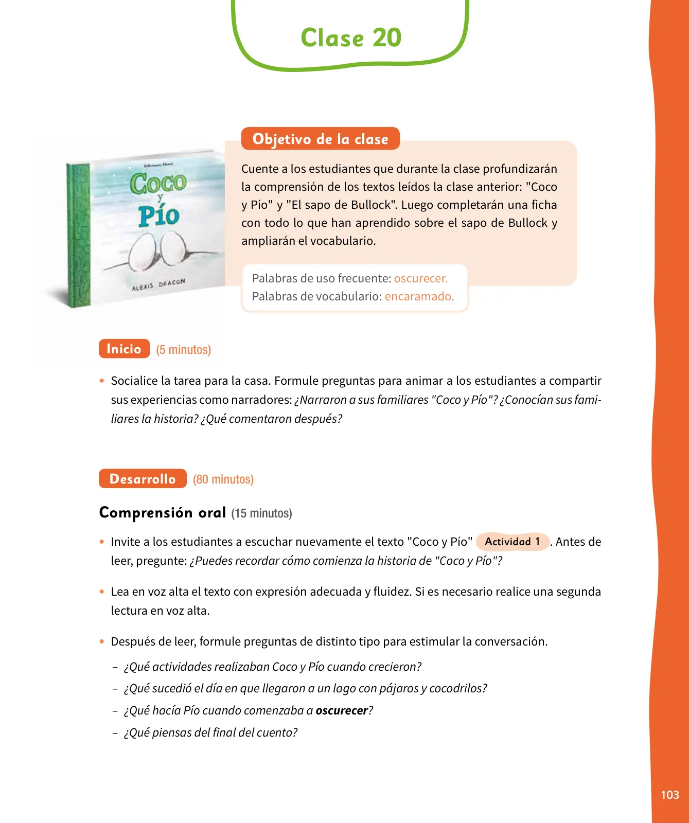 Miniatura página 104 de Lenguaje y Comunicación – Primero Básico | Texto del Estudiante MINEDUC – Descargar PDF · 2024