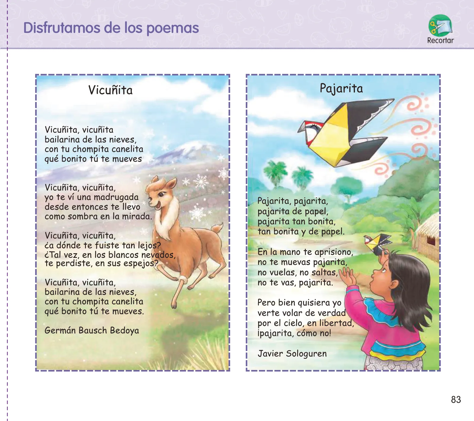 Página 85 de Crea, resuelve y aprende. Material impreso para niñas y niños de 5 años · 2024