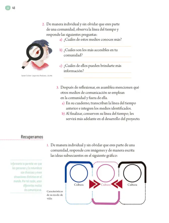 Página 49 de Proyectos Comunitarios. Libro de Educación Primaria Grado 5° Ciclo Escolar 2025 - 2026