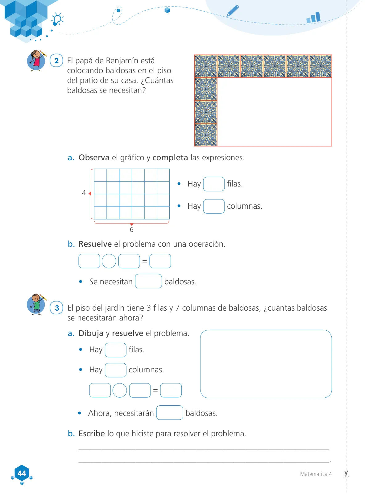 Miniatura página 46 de Matemática 4 : cuaderno de trabajo para cuarto grado de Educación Primaria 2019 · 2019