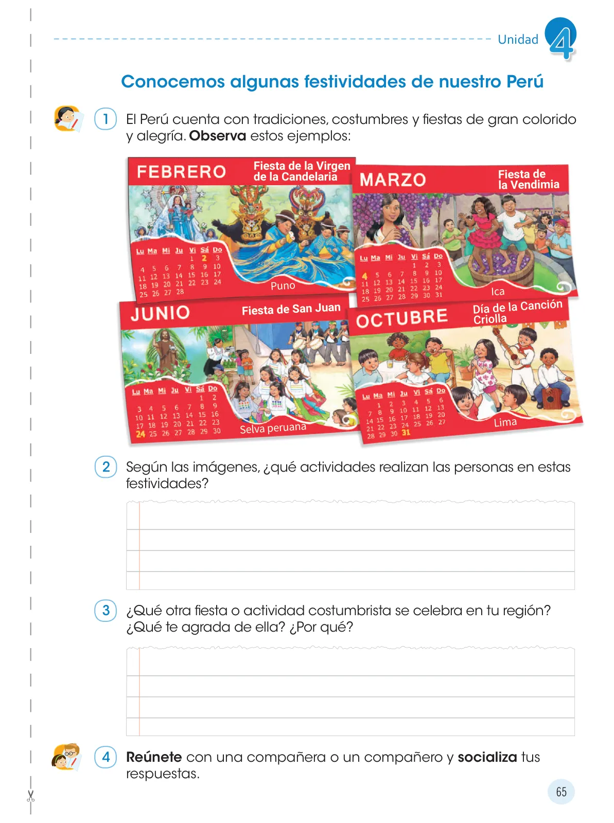 Página 67 de Comunicación 4 : cuaderno de trabajo para cuarto grado de Educación Primaria 2019 · 2019