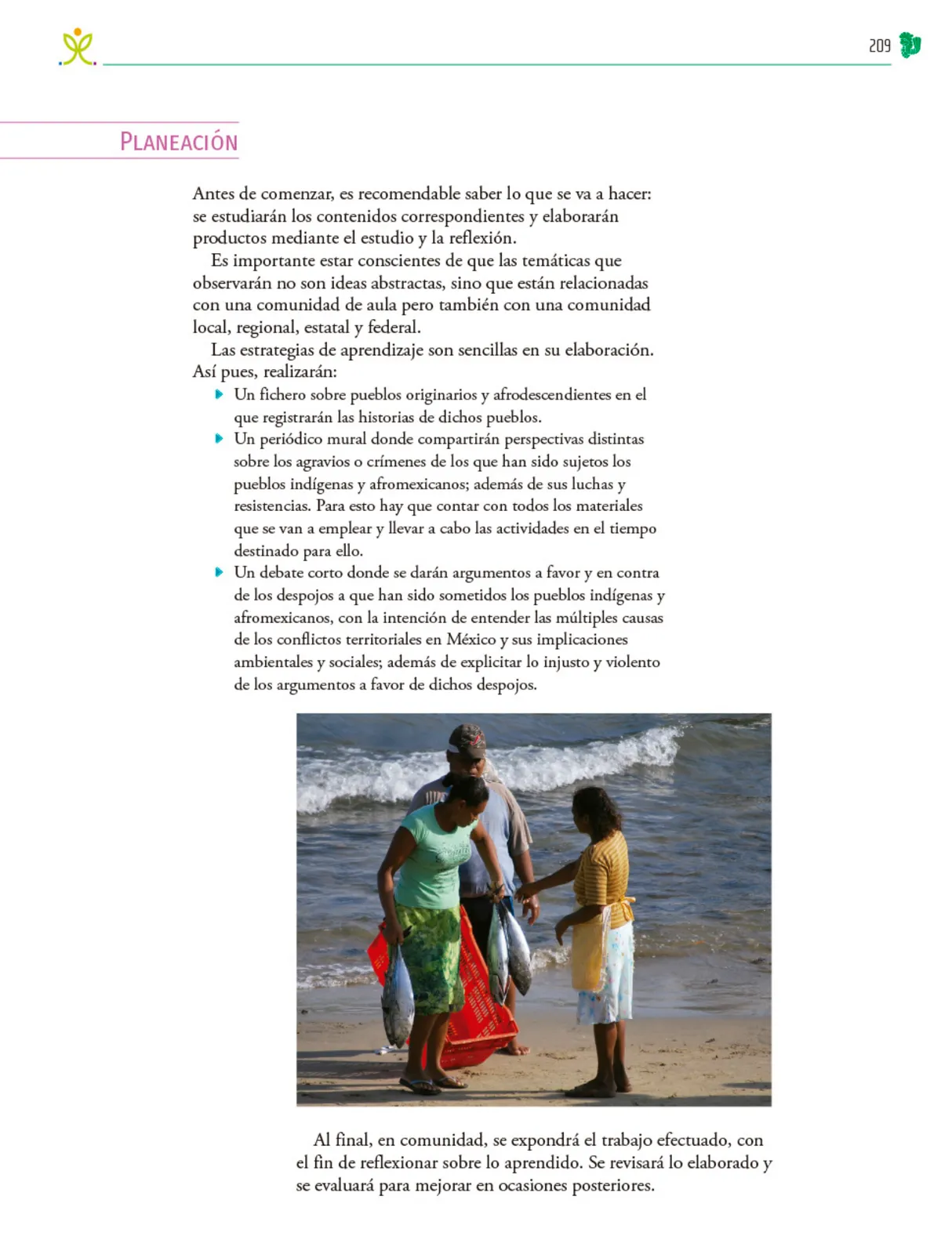 Página 210 de Colección Ximhai. Nuestro libro de Proyectos. Tomo II. Libro de Educación Telesecundaria Grado 1° Ciclo Escolar 2025 - 2026