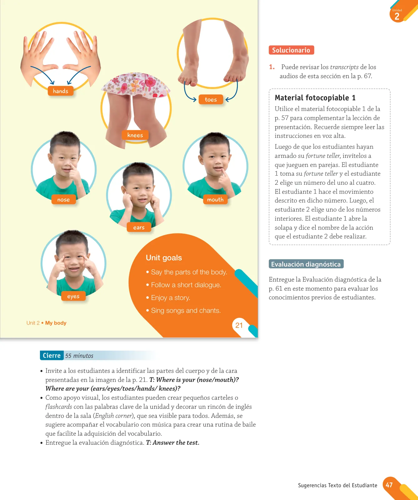 Página 49 de Inglés – Primero Básico | Student’s Book MINEDUC – Descargar PDF · 2024