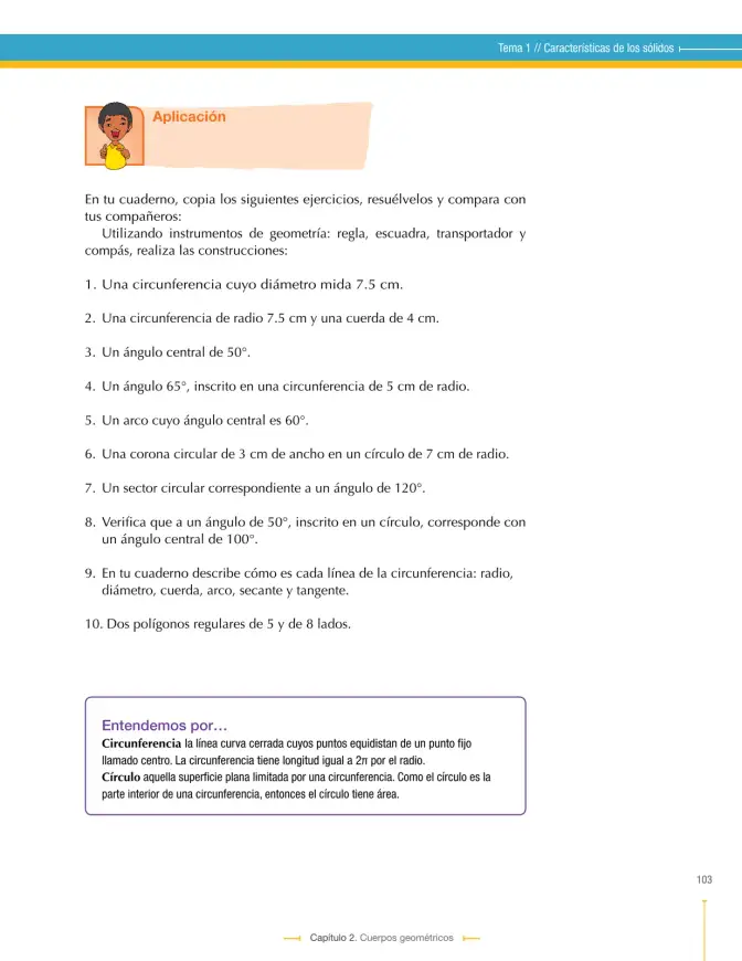 Página 103 de Matematica 9° · Secundaria Activa