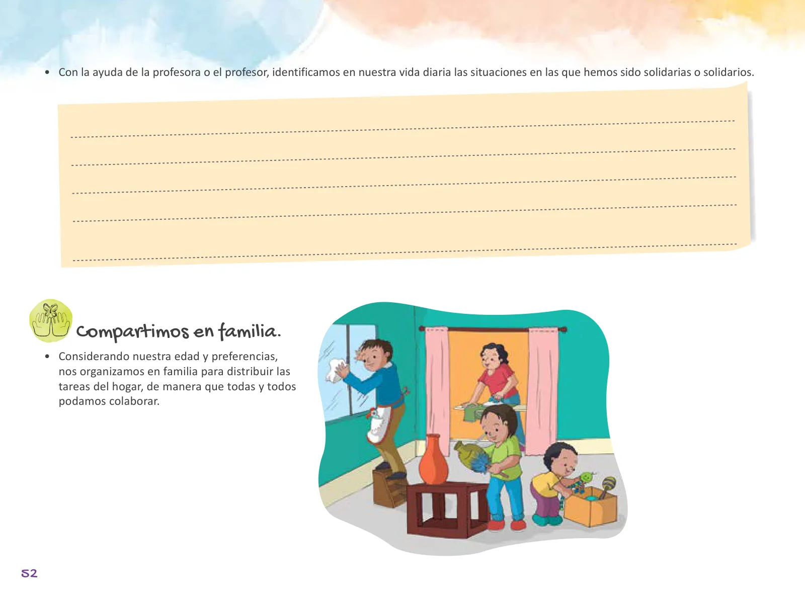 Miniatura página 54 de Cuadernillo de Tutoría 3 : tercer grado de Educación Primaria · 2021