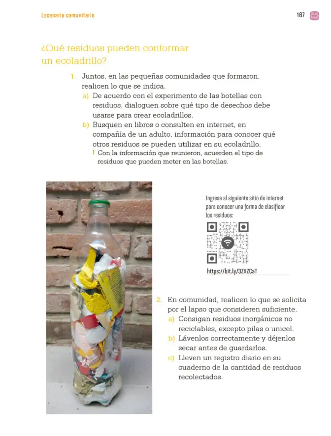 Página 170 de Proyectos Comunitarios. Libro de Educación Primaria Grado 3° Ciclo Escolar 2025 - 2026