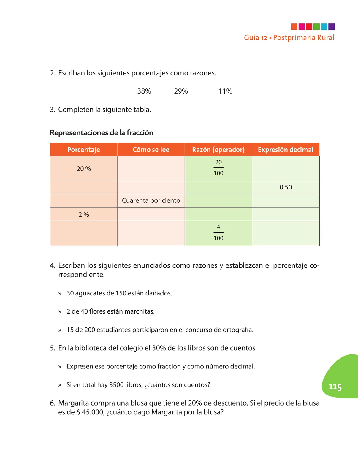 Página 116 de Matematica 7° · Postprimaria