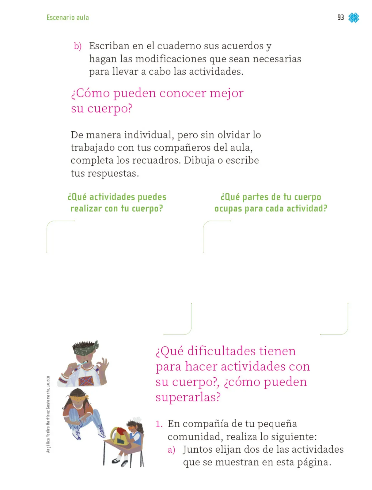 Página 94 de Proyectos de Aula. Libro de Educación Primaria Grado 1° Ciclo Escolar 2025 - 2026