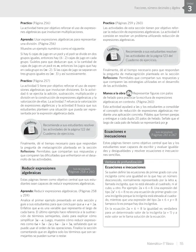 Página 67 de Matemática – Quinto Básico | Texto del Estudiante MINEDUC – Descargar PDF · 2024