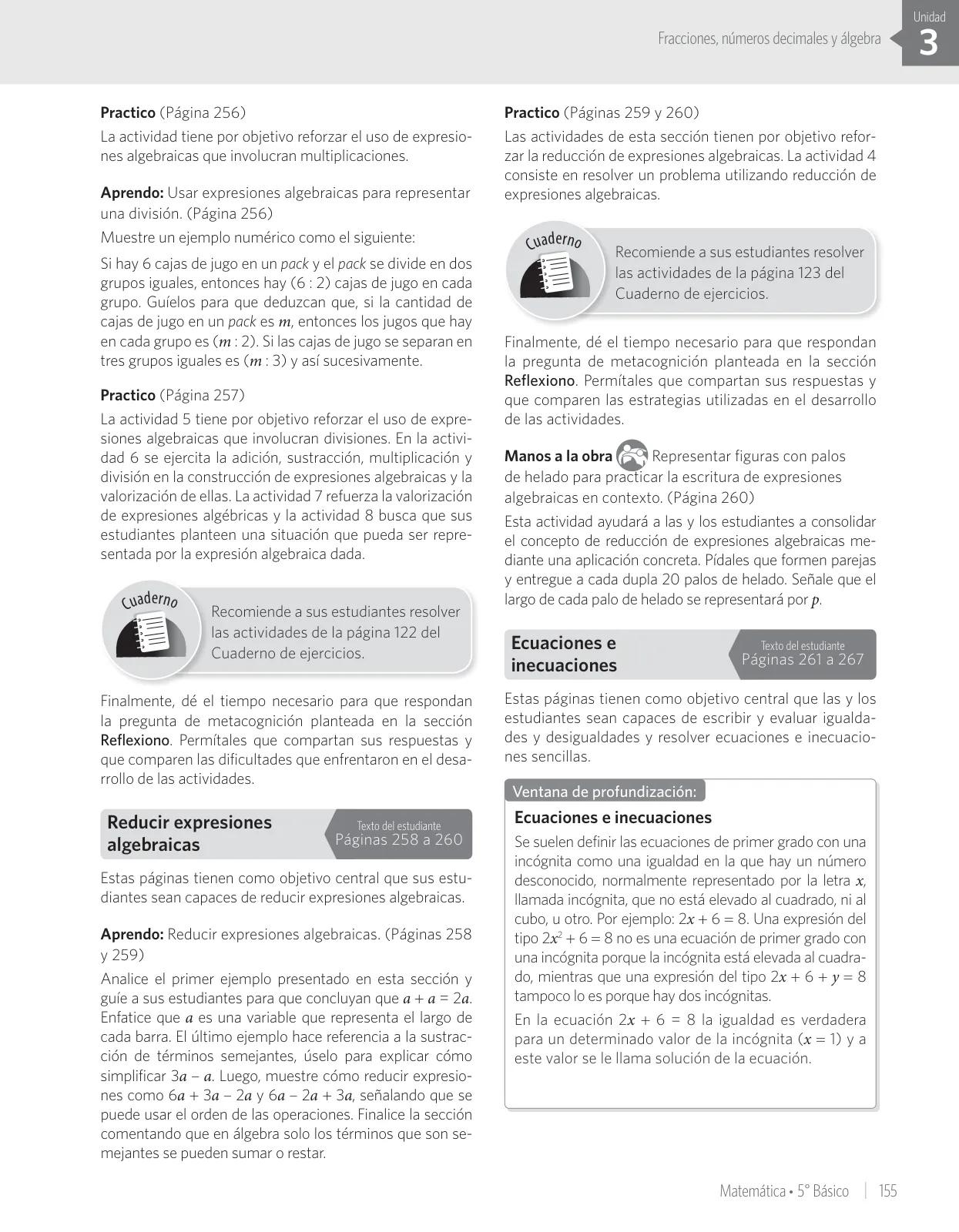 Miniatura página 67 de Matemática – Quinto Básico | Texto del Estudiante MINEDUC – Descargar PDF · 2024