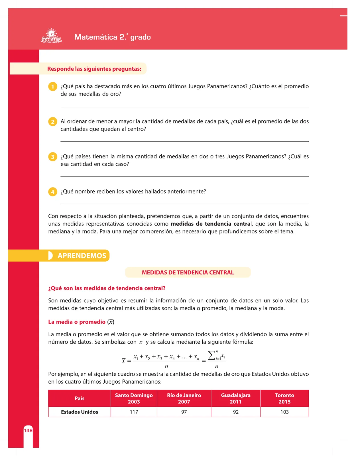 Página 146 de Matemática 2 : cuaderno de reforzamiento pedagógico - JEC · 2016