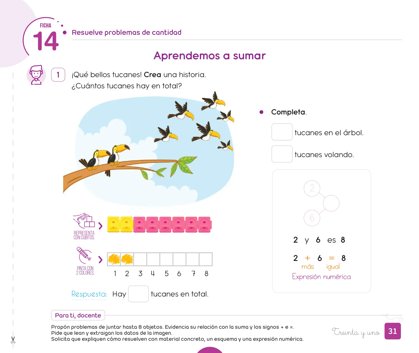 Miniatura página 33 de Cuadernillo de Matemática 1. Primer grado de Primaria · 2024