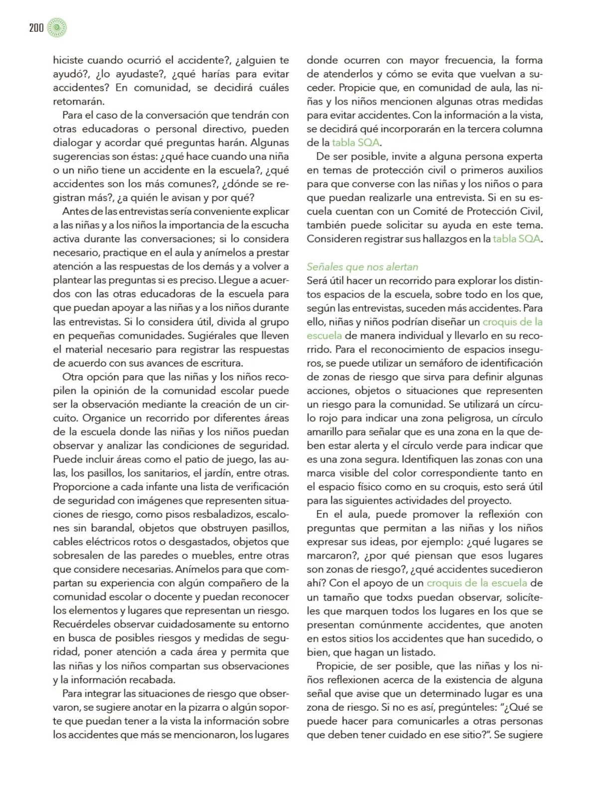 Página 201 de Modalidades de trabajo para la acción transformadora y el codiseño Libro de Educación Preescolar Grado 1°, 2°, 3° Ciclo Escolar 2025 - 2026